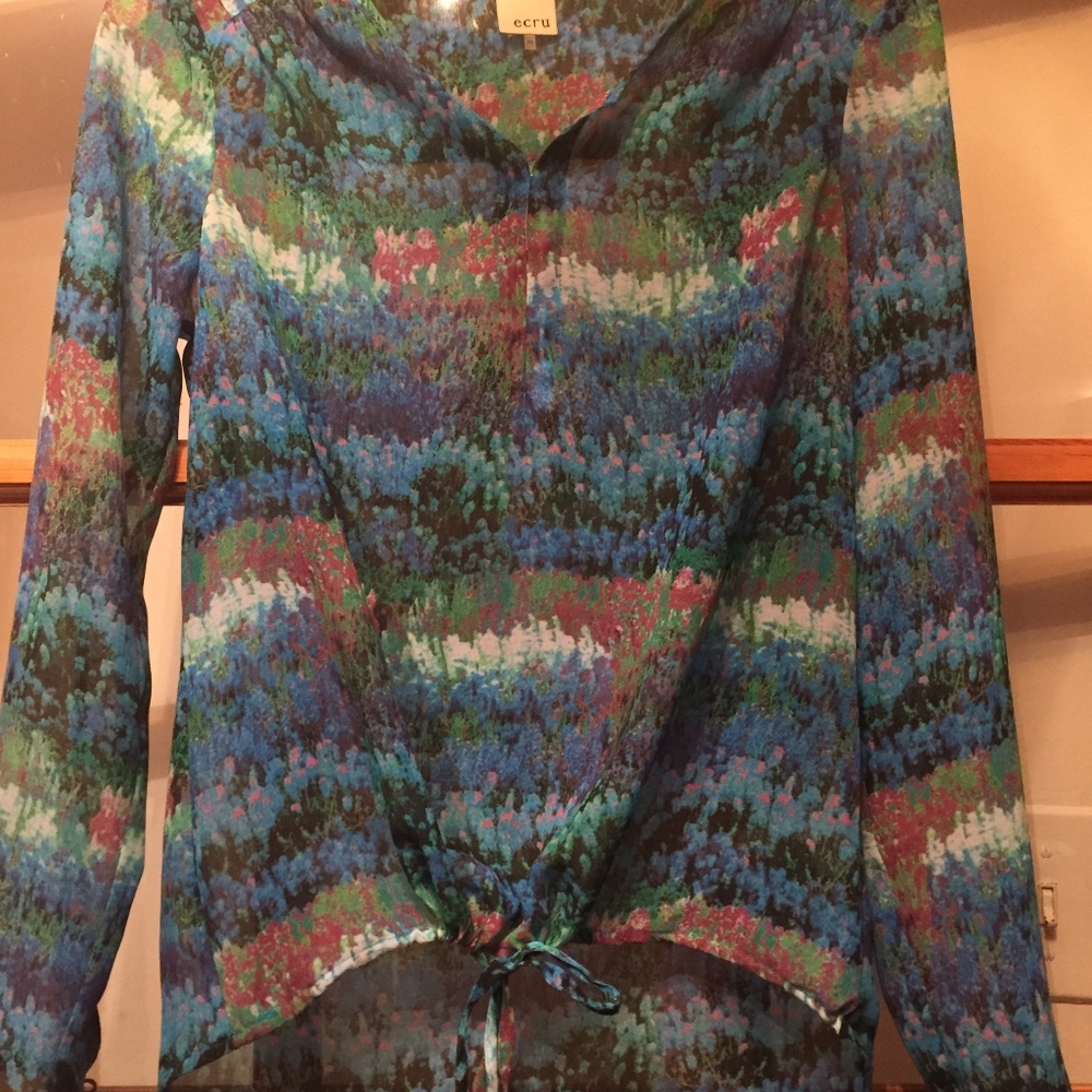 Beautiful Sheer Blouse - Picture 2 of 3